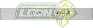 FILTRO DE CABINA HONDA 2.4L (ACCORD 2.4L 03-17, 3.5L 08-17, CIVIC 1.8L 06-15)