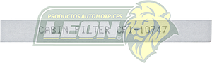 FILTRO DE CABINA DODGE NITRO 2007-2011 V6 4.0 L (2PZAS)