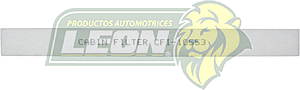 FILTRO DE CABINA NISSAN 2.5/4.0L (NV1500/NV2500 4.0L 12-15, PATHFINDER 4.0L 05-12, 5.6L 08-12, XTERRA 4. (2PZAS)