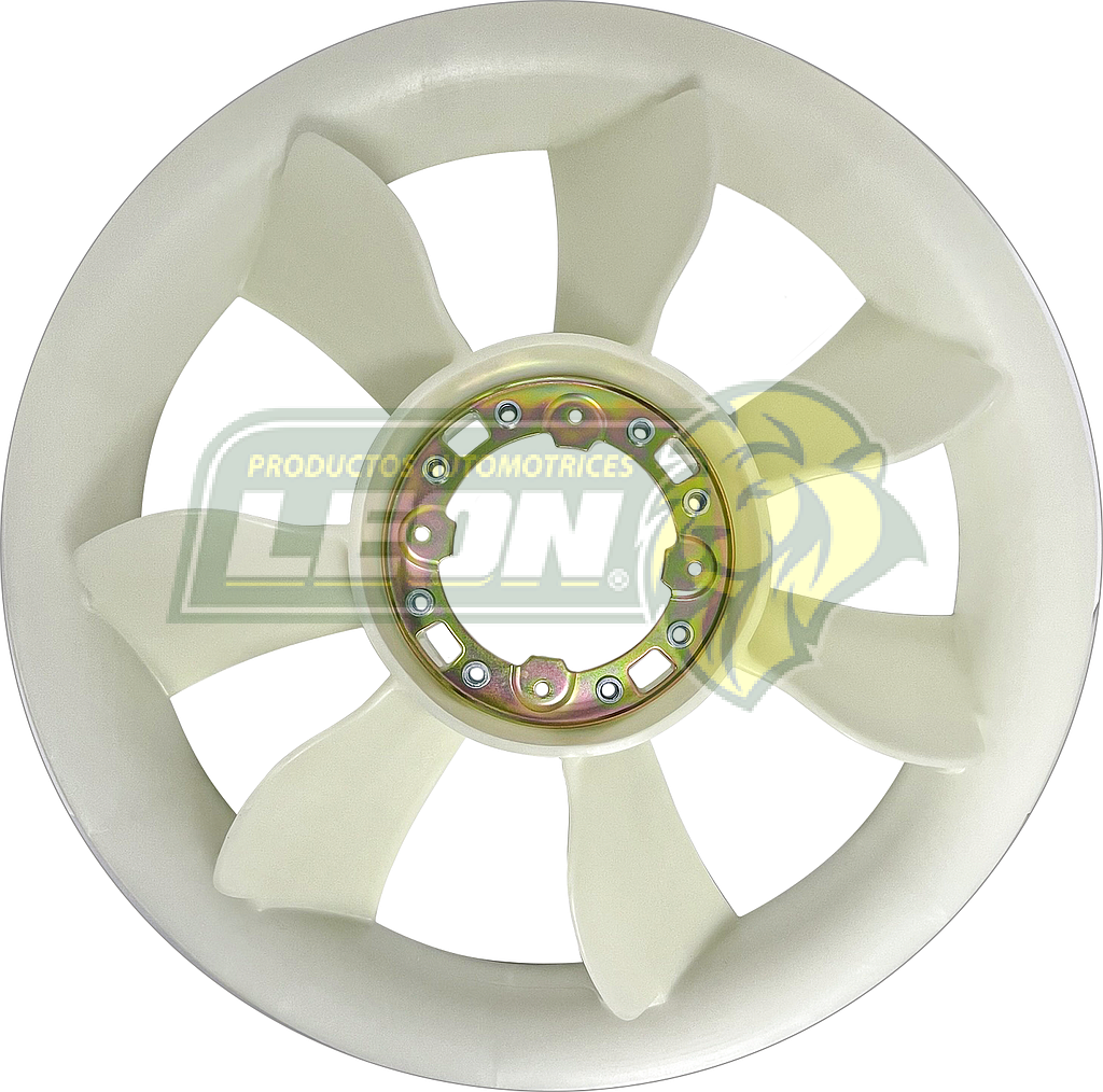 VENTILADOR NAILON TOYOTA PICK-UP 88-93, T100 V6 93-97, HILUX 89-97 V6, 4RUNNER 88-93 7 ASPAS ØI: 12 cm ØE: 48 cm T/ORIGINAL (16361-65010, HO784)