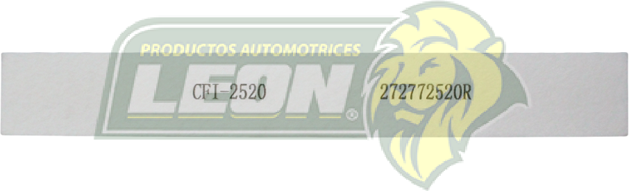 FILTRO DE CABINA RENAULT FLUENCE 2011-2015 4 CIL. 2.0 L