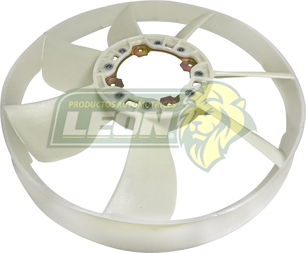 VENTILADOR NAILON TOYOTA PICK-UP 88-93, T100 V6 93-97, HILUX 89-97 V6, 4RUNNER 88-93 7 ASPAS ØI: 12 cm ØE: 48 cm T/ORIGINAL (16361-65010, HO784)