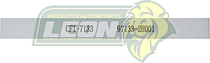 FILTRO DE CABINA HYUNDAI 1.8L ACCENT 1.6L 08-11, ELANTRA 2.0L 07-10, 14-16, ELANTRA COUPE 1.8L 2013
