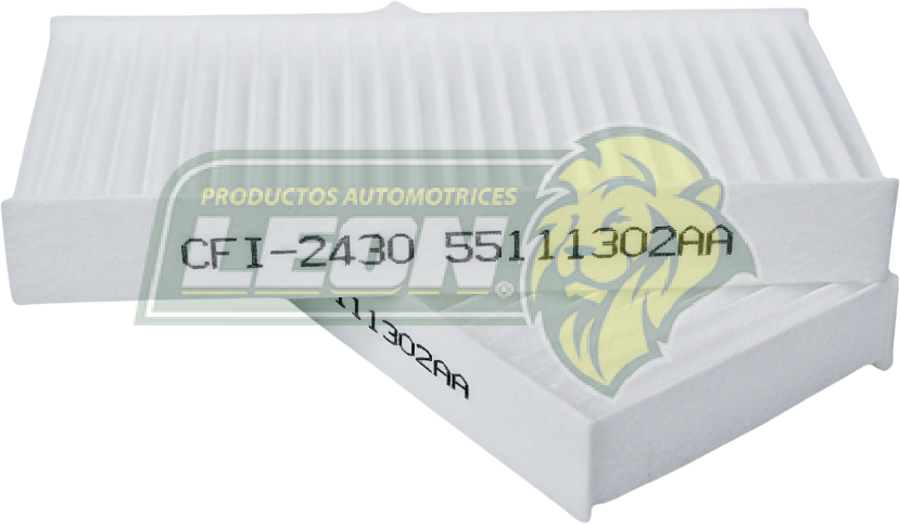 FILTRO DE CABINA JEEP WRANGLER 12-17 V6 3.6L (2 pzas.)