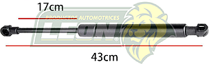 AMORTIGUADOR CAJUELA TOYOTA YARIS 1.5L 06-15 (43 cm)