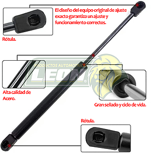 AMORTIGUADOR CAJUELA TOYOTA YARIS 1.5L 06-15 (43 cm)