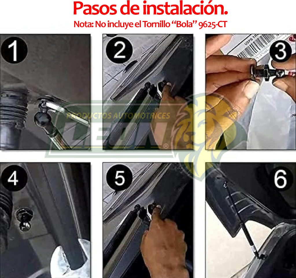 AMORTIGUADOR CAJUELA TOYOTA YARIS 1.5L 06-15 (43 cm)