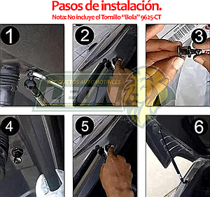 AMORTIGUADOR CAJUELA TOYOTA YARIS 1.5L 06-15 (43 cm)