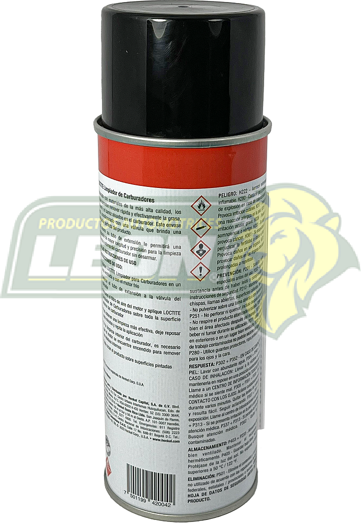 LIMPIADOR DE CARBURADORES 310 g LOCTITE