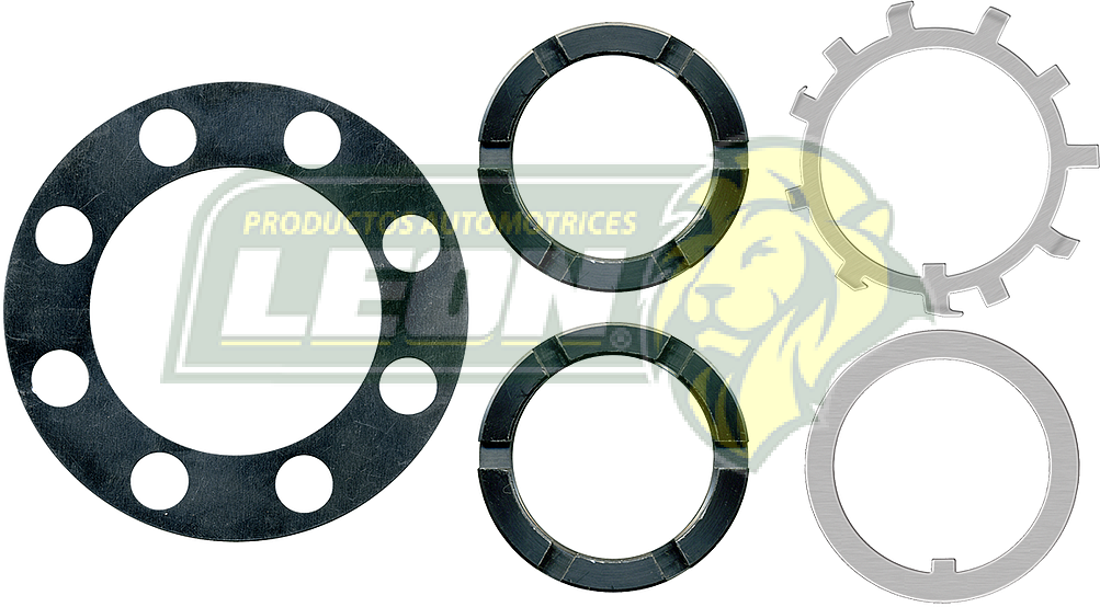 KIT TUERCA (1) R.T. G.M. C30 89-00, C35 89-00 DOBLE RODADO 2”-16H. “TIPO ORIGINAL”