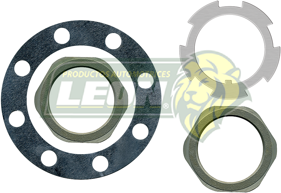 KIT TUERCA (1) R.T. FORD F250 00-01, F350 D.R. MODELO VIEJO 2”-16H. KRT302