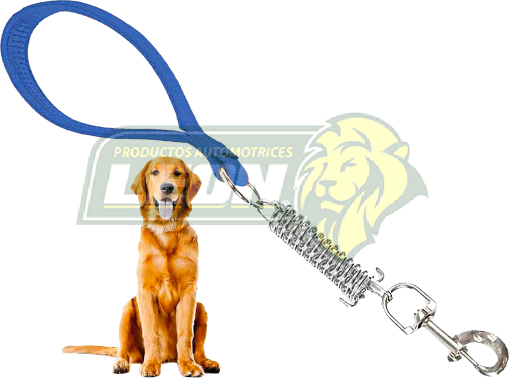 RESORTE DE COMPRESION PARA ABSORBER JALONEOS EN CADENAS, EJEMPLO P/MASCOTAS