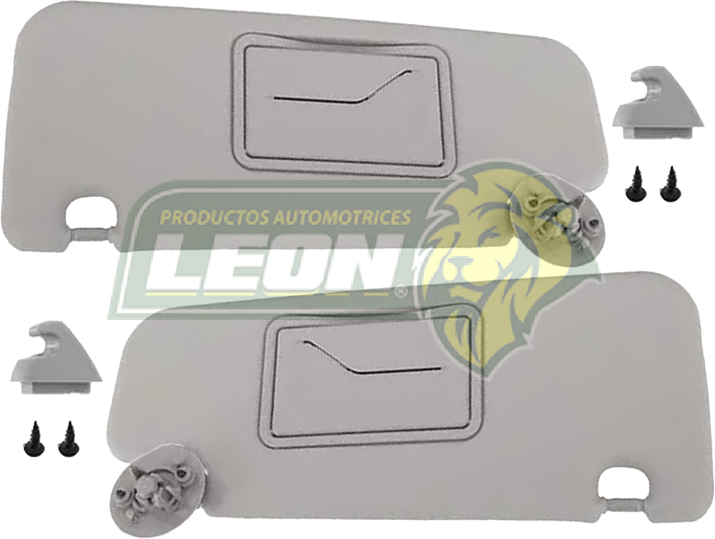 VISERA PARASOL G.M. SPARK 11-14 1.2L, ONIX 21-23 1.0L 1.2L, SONIC 11-17-1.6L, BEAT 18-20 1.2L “CON GRAPAS” (JGO.)