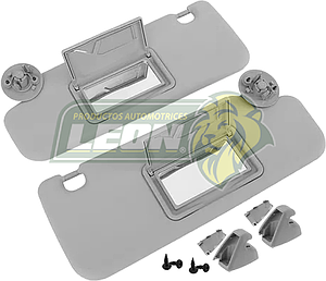 VISERA PARASOL G.M. SPARK 11-14 1.2L, ONIX 21-23 1.0L 1.2L, SONIC 11-17-1.6L, BEAT 18-20 1.2L “CON GRAPAS” (JGO.)