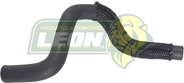 MANGUERA (521474) CALEFACCION SALIDA NISSAN TSUBAME 1.6L 93-04, TSURU III 1.6L 97-17 (2097, MA1474, 92410F4202, 924103ZY0A, CH180013) ALTO: 10 cm, LARGO: 25 cm, ØI: 15 mm, ØE: 15 mm