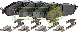 BALATA F.D. NISSAN NP300 4C 2.5L 16-22, 4C 2.4L 16-17, FRONTIER 6C 4.0L 16-19. 4C 2.5L 21-22, LEAF 18-22 R.D. (INCLUYE SEGUROS)