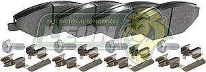 BALATA F.D. VW VENTO 4C 1.6L 13-22, POLO 4C 1.6L 15-22 R.D. (INCLUYE SEGUROS Y TORNILLOS)