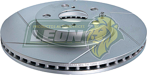 DISCO FRENO TOYOTA COROLLA 09-19 4C 1.8L, MATRIX 09-14 8C 5.4L. DELANTERO GEOMET VENTILADO 274.8x19 mm, ALTO 46.6 mm (5 BARRENOS) DYNAMIK