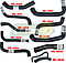 MANGUERAS MOLDEADAS DE ENFRIAMIENTO VW POINTER 1.8L 98-10 (KIT c/10 pzas.) LEÓN	
