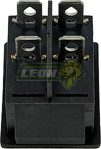 SWITCH TECLA SEMI CUADRADA GRANDE 2.5x3 cm "NEGRO"