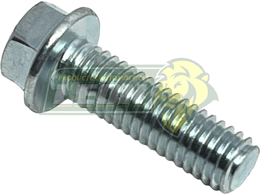 TORNILLO MOTOR HEXAGONAL CABEZA FLANGE 6x20 mm CROMADO P/LLAVE 8 mm