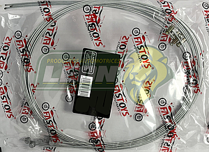 CHICOTE ACELERADOR/CLUTCH MOTOCICLETA UNIVERSAL CON AHORCADOR 2 mts., GR:2 mm