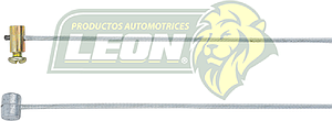 CHICOTE ACELERADOR/CLUTCH MOTOCICLETA UNIVERSAL CON AHORCADOR 4 mts., GR:2 mm