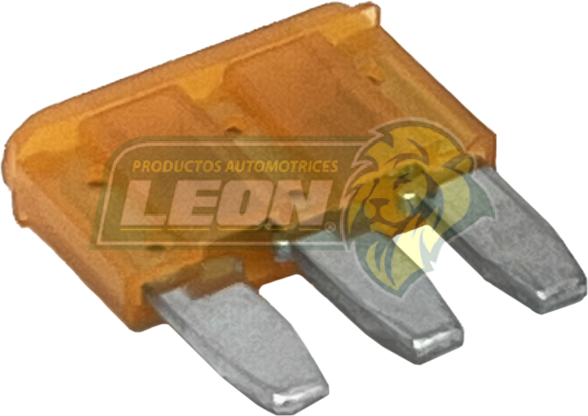 FUSIBLE CLAVIJA MICRO 5 AMP 3 TERMINALES ANARANJADO