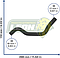 MANGUERA CALEFACCION HONDA FIT L4 1.5L 06-17 (79721SAAG10) Ø: 15x17 mm, L: 100x300 mm, LONGITUD: 340 mm