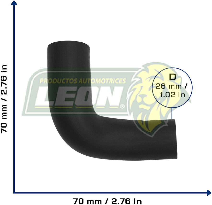 MANGUERA NISSAN PLATINA 1.6L 01-09 (LUBRICACION BLOCK A DECANTADOR) (7700862370) Ø: 15x17 mm, L: 60x60 mm, LONGITUD: 120 mm