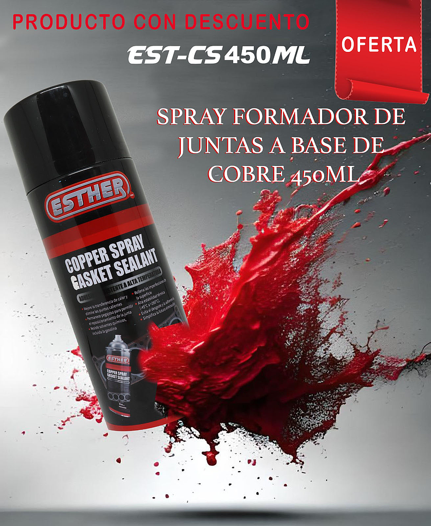 SELLADOR FORMADOR DE JUNTAS COBRIZADO SPRAY 450 ml.