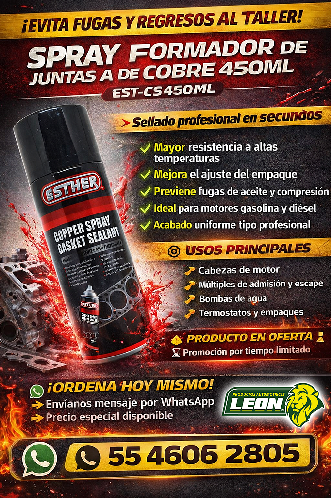 SELLADOR FORMADOR DE JUNTAS COBRIZADO SPRAY 450 ml.