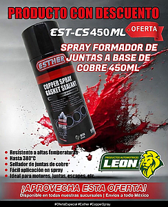 SELLADOR FORMADOR DE JUNTAS COBRIZADO SPRAY 450 ml.