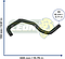 MANGUERA CALEFACCION ENTRADA G.M. OPTRA L4 1.8L 06-07 (96475078) Ø: 18 mm, L: 150x400 mm, LONGITUD: 620 mm