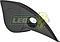 TAPA CUBIERTA INTERIOR ESPEJO LATERAL G.M. CHEVY 1.4, 1.6L 96-03 1.6L NEGRO (JGO. L, R) (90363245, 90363246)