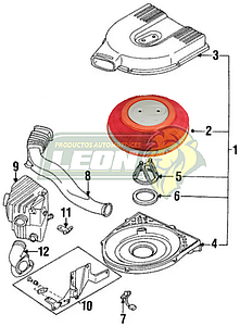 FILTRO AIRE PK-UP 2.4L 93-10, D21, NP300 11-13, URVAN 00-01, X-TERRA 00-06, FRONTIER 98-07, PATHFINDER 94-97 “PLATILLO GRANDE”
