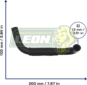 MANGUERA DESCARGA DE GASES ATOS 1.0 01-04, 1.1L 05-12 (2672202510)
