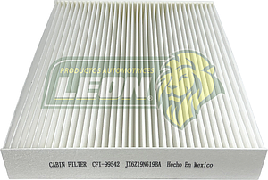 FILTRO DE CABINA FORD BRONCO 1.5 2.0L 26-21, ESCAPE 1.5L, 2.0, 2.5L 20-25, EXPLORER 2.3, 3.0L 20-26, MAVERICK 2.0, 2.5L 22-26, MUSTANG 21-25, LINCOLN AVIATOR 3.0L 20-25, CORSAIR 2.0, 2.5L 20-26, NAVIGATOR 3.5L 25-26  (JX6Z19N619BA, WP10019, CFI-99542, FP90, C15046, MB3B-19N619DA, P93967X)