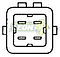 BULBO (SENSOR) TEMPERATURA VW JETTA 1.8L 93-99, GOLF A3 1.8L 93-99, DERBY 1.8L 95-02, COMBI 1.8L 89-01