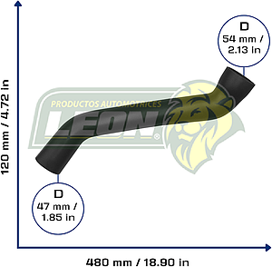 MANGUERA LLENADO TANQUE GASOLINA FORD RANGER Y MAZDA BRAVO 2.3, 3.0L 85-12 “CORTA”