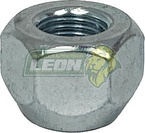 TUERCA CONICA NISSAN 12x1.25 mm LL. 21 mm (13/16) (04-030)  “GALVANIZADA”