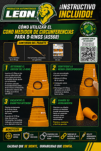 CONO MEDIDOR DE CIRCUNFERENCIAS UNIVERSAL (O-RINGS AS568)