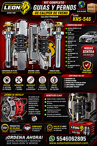 KIT F.D. (1) R.D. NISSAN SENTRA SV 2.0L 20-23, SR 2.0L 20-23, S 2.0L 20-23, S PLUS 2.0L 20-22, ADVANCE 2.0L 20-23, EXCLUSIVE 2.0L 20-21, SENSE 2.0L 20-23, SR PREMIUM 2.0L 21-23, SR PLATINUM 2.0L 2023, SR PLUS 2.0L 2023, SR MIDNIGHT EDITION 2.0L 2023 9545 D2310 (KC546)