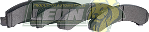 BALATA F.D. FORD AEROSTAR 90-93, BRONCO II 8C 5.0L 84-85, EXPLORER 91-94, RANGER 4C 2.3L 83-87, MAZDA TRUCK B4000 94, B3000 94, B2300 94 (7125D387, 7488D607) R.D.