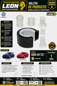 REPUESTO PALANCA VEL. VW GOLF, JETTA A4 (6 pzas. COMPLETO)