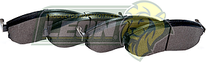BALATA F.D. NISSAN ALTIMA 4C 2.5L 02-14, 6C 3.5L 12-14, 6C 3.0L 07-12, SENTRA 4C 1.8L 07-12, JUKE 4C 1.6L 11-15, INFINITI G35 6C 3.5L 03-05, i30 6C 3.0L 00-01 (CON ORIFICIOS EN EL CANTO) (7832D430, 7783D815) R.D.