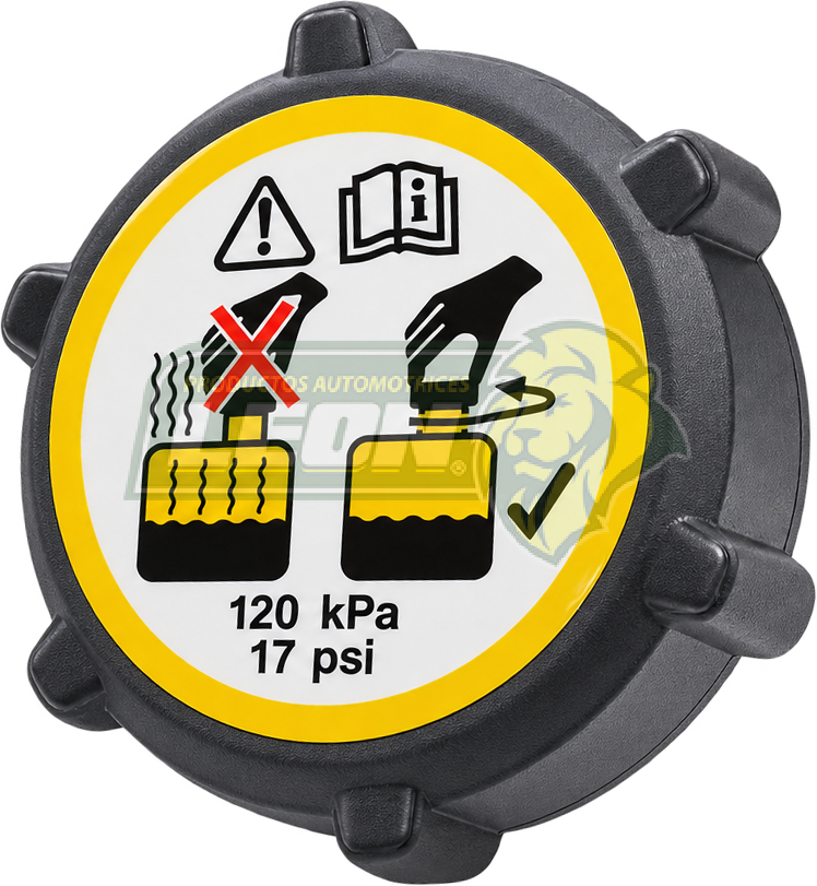 TAPON DEPOSITO ANTICONGELANTE FORD ESCAPE 3.0L SIN SENSOR 06-07 Y CON SENSOR 01-06, ESCAPE 2.0L 00-06, MAZDA TRIBUTE 00-06, 120 Kpa. 17 psi. (758808A, 78880AE, 788080B, F8RZ8100AA, YF0915205, YL8Z8100AA, 97BB8100AA, YL848100A, 130-014) QUEZADA