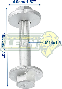 TORNILLO EXCENTRICO NISSAN NP300 2.4L 08-15, ARMADA 5.6L 05-15 (545802S400, 545802S40A)