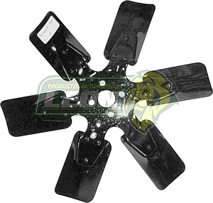 VENTILADOR METAL RENAULT R18 6 ASPAS ØI: 2.5 cm, ØE: 33.7 cm.