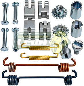 KIT FRENO ESTACIONAMIENTO L Y R RAM PROMASTER 1500 4, 6C 3.0, 3.6L 14-20, 2500, 3500 4, 6C 3.0, 3.6L 14-20 (H7380) 2 RUEDAS